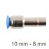 Red Insert Str. Pu 10mm - 8mm